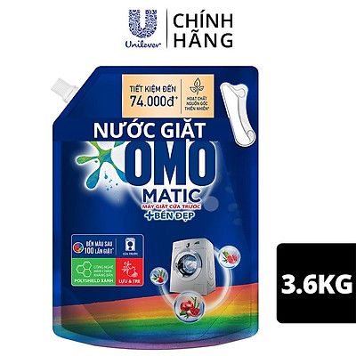  NG OMO Matic Lựu & tre cửa trước bền đẹp 3.6kg 