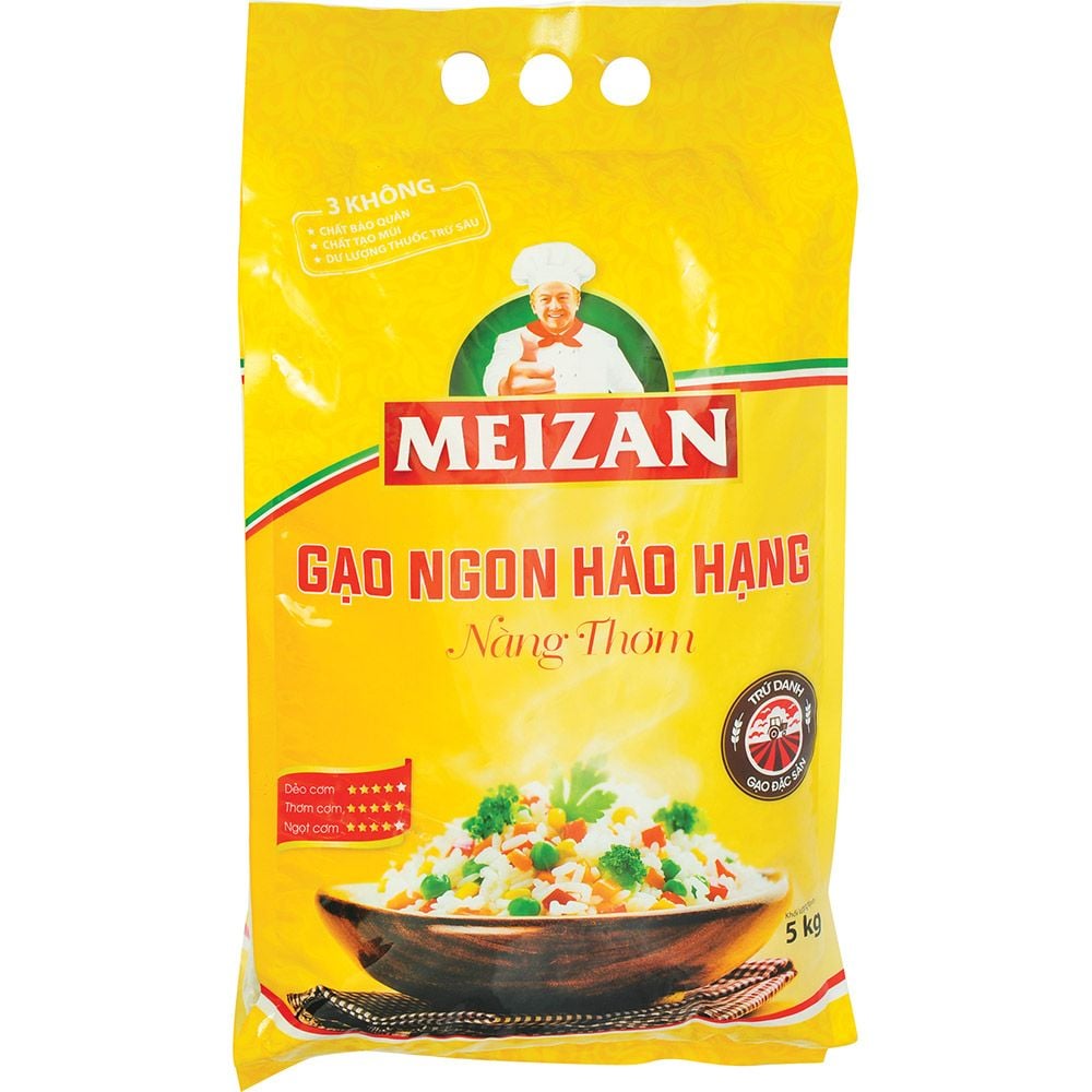  Gạo Meizan hảo hạng Nàng thơm 5kg 
