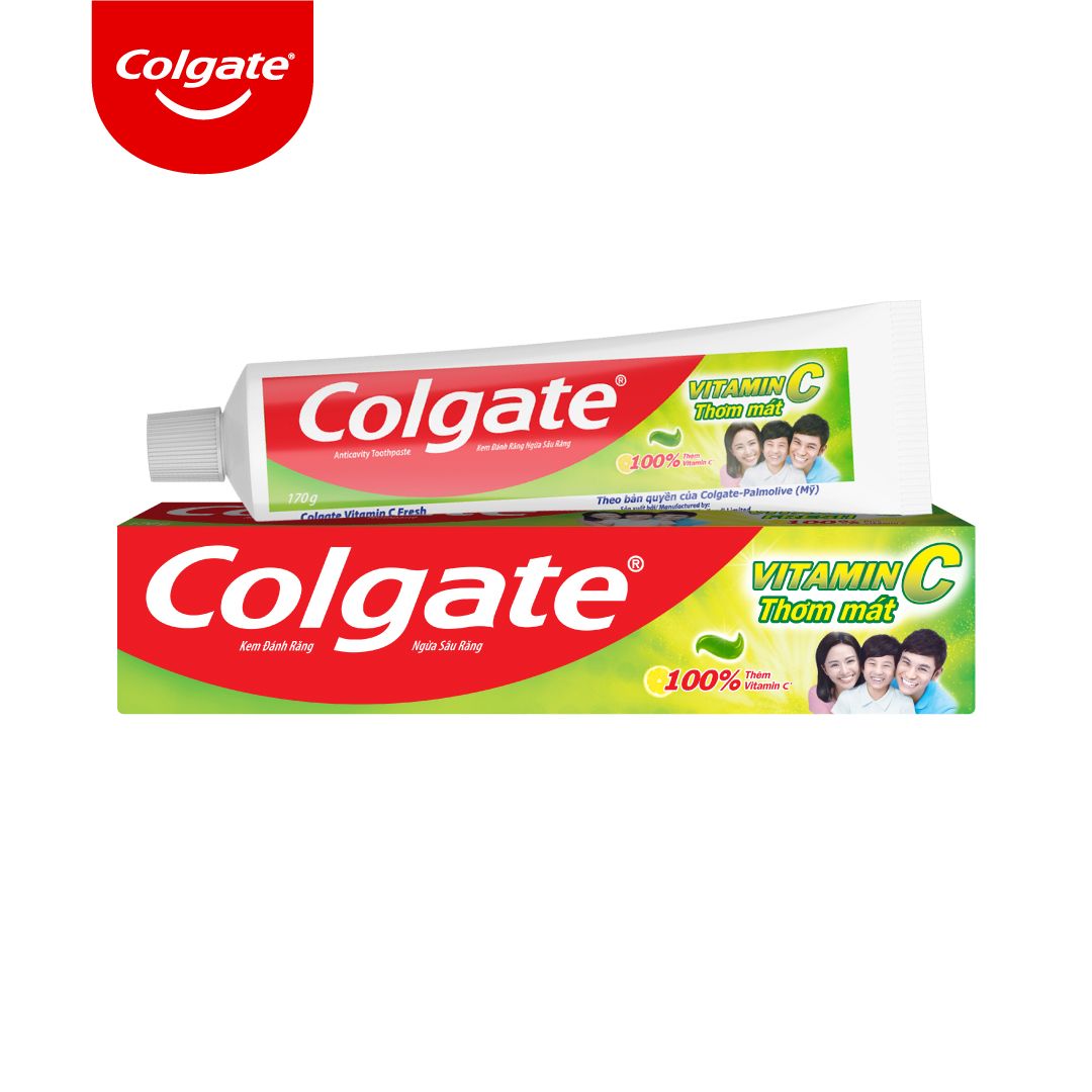  Kem đánh răng Colgate Vitamin C 170g 