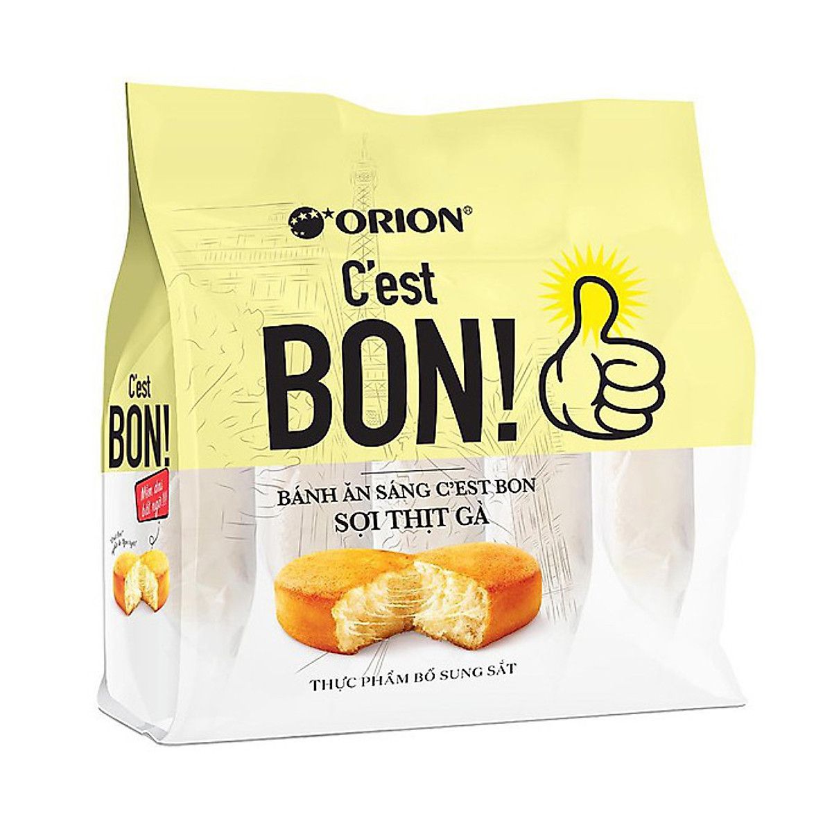  Bánh BON sợi thịt gà 85g 