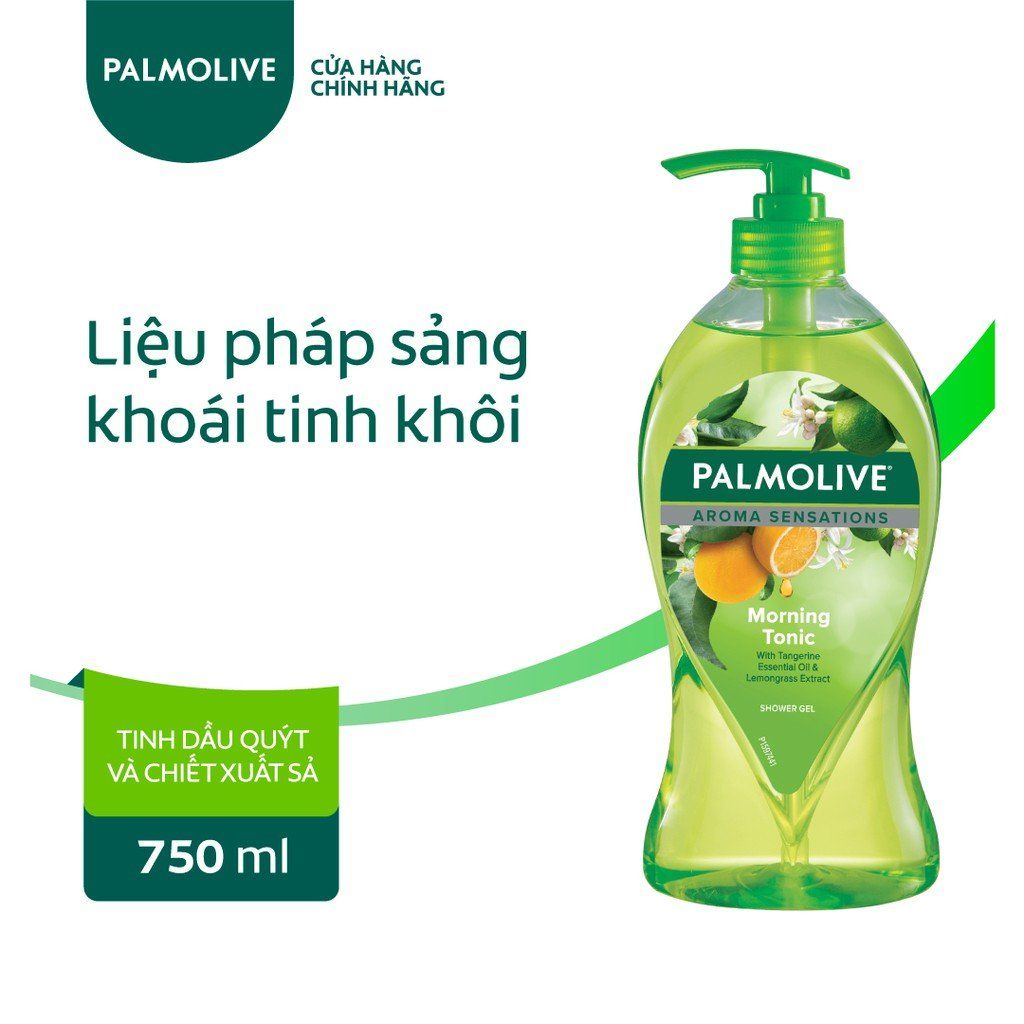  Gel tắm PALMOLIVE Quýt sả chanh 750ml 