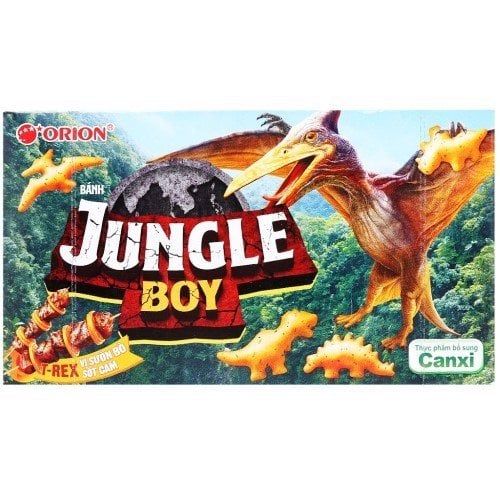  Bánh Jungle vị sườn bò sốt cam 35g 