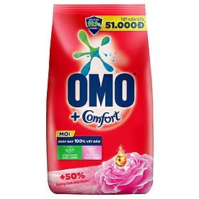  BG Omo comfort tinh dầu thơm ngất ngây 5.5kg (hồng). 