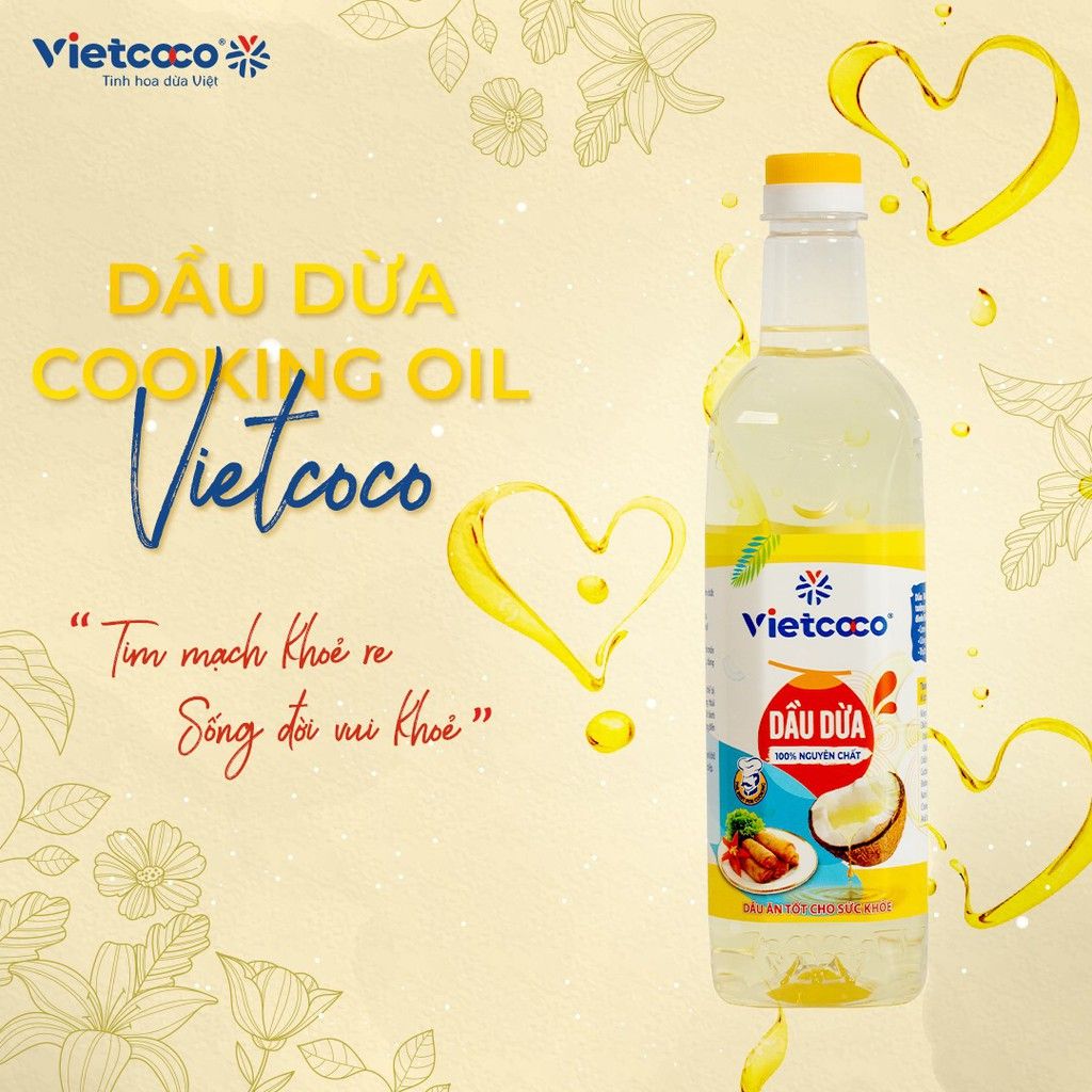  Dầu dừa Vietcoco 1l 