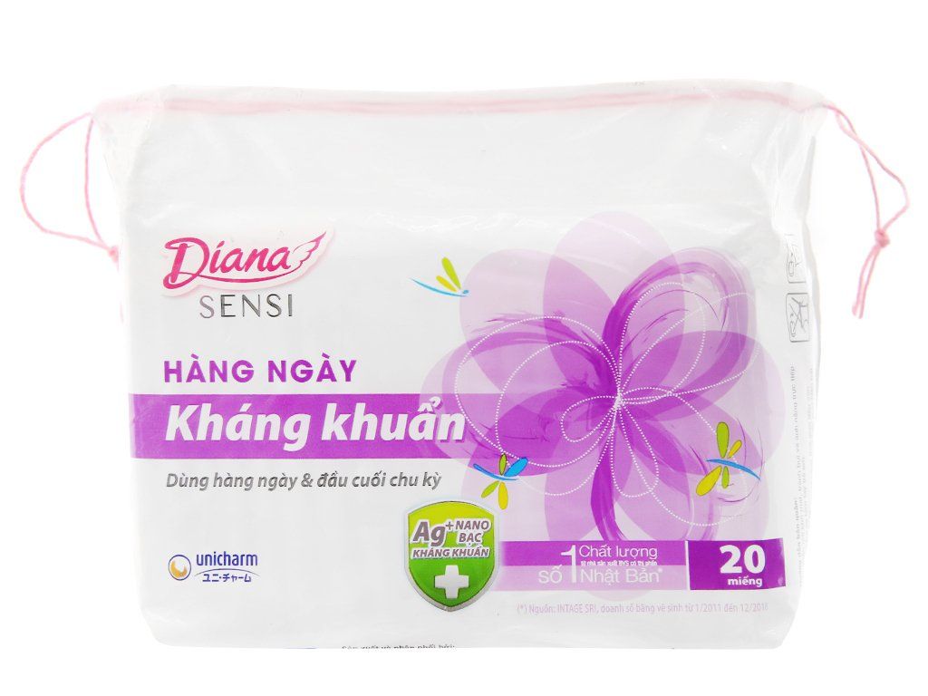  BVS DIANA HN S.THẤM KK 20miếng 