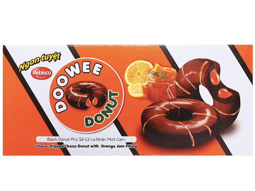  Bánh Doowee socola nhân mức cam 150g ( cam ) 