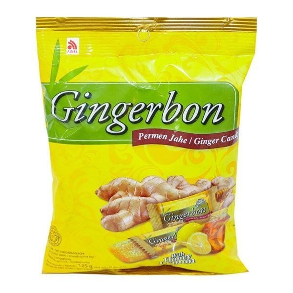  Kẹo Gingerbon gừng chanh mật ong 125g 