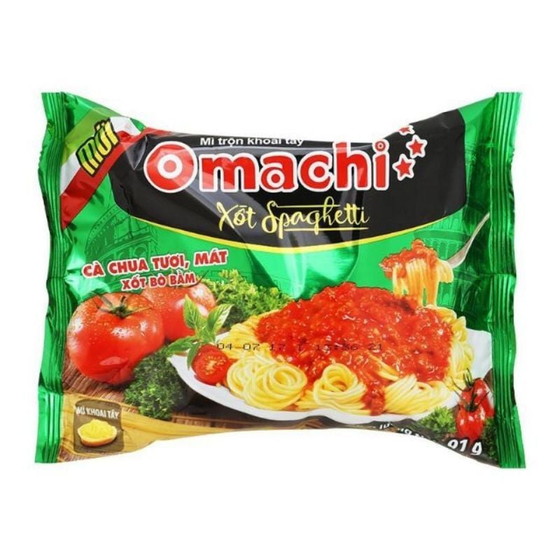  Mì Omachi xốt Spaghetti gói 91g 