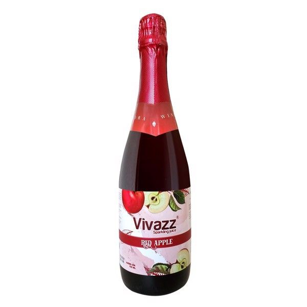  Nước trái cây VIVAZZ có gas Táo Đỏ 720ml 