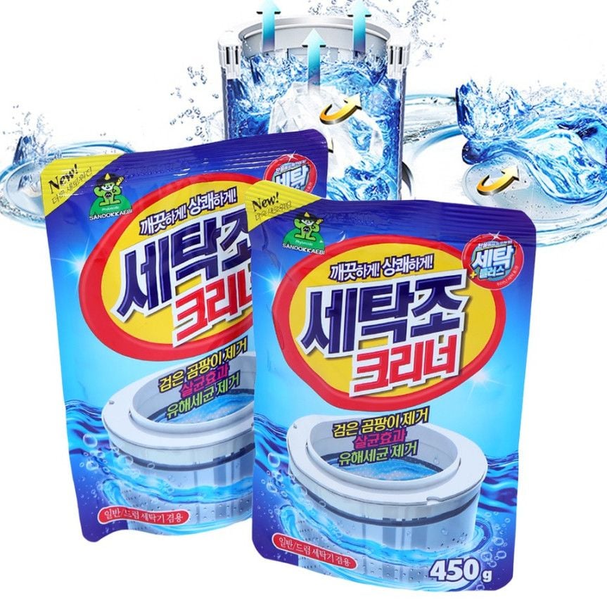  Bột tẩy lồng máy giặt Korea 450G 