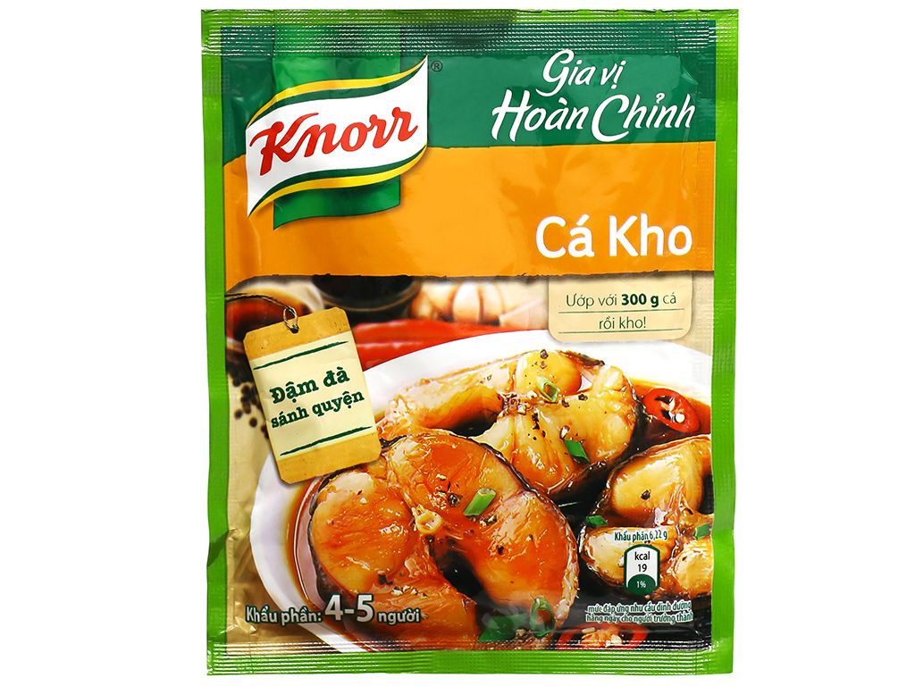  Knorr cá kho túi 28g 