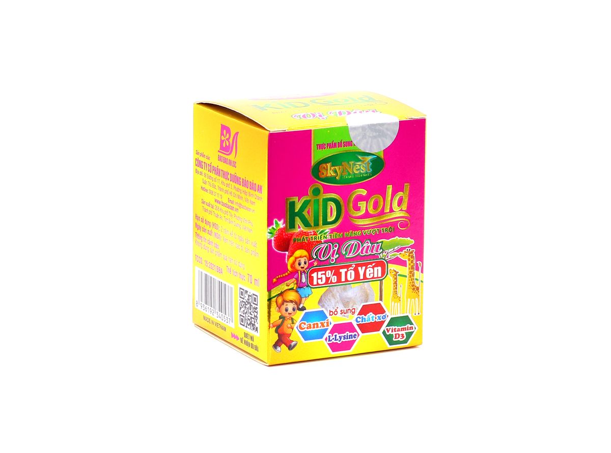  Yến SkyNest Kid Gold vị dâu 