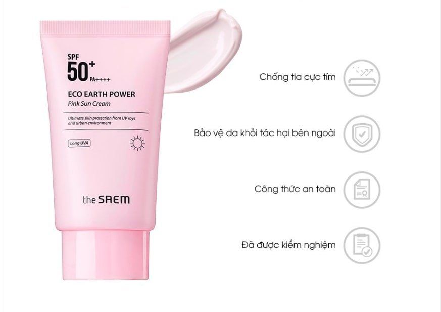  Kem Chống Nắng ECO Earth Power Sun Cream SPF50+ PA+ 