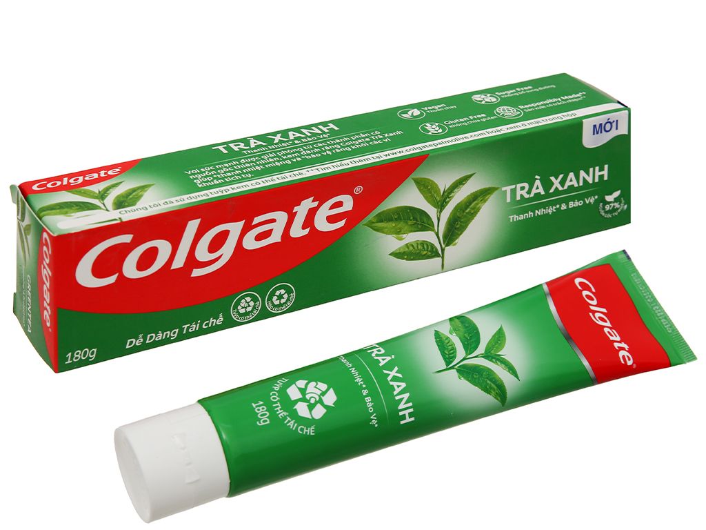  KĐR COLGATE Trà xanh mới 180g 