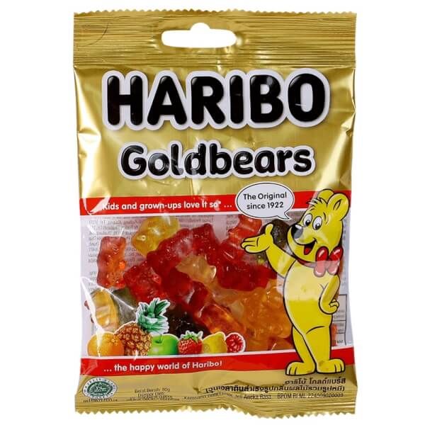  Kẹo dẻo Haribo Goldbears 80g 