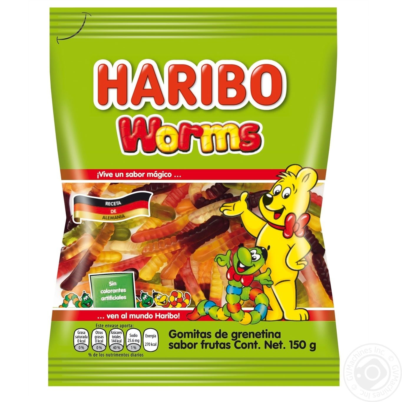  Kẹo dẻo Haribo Worms 80g 