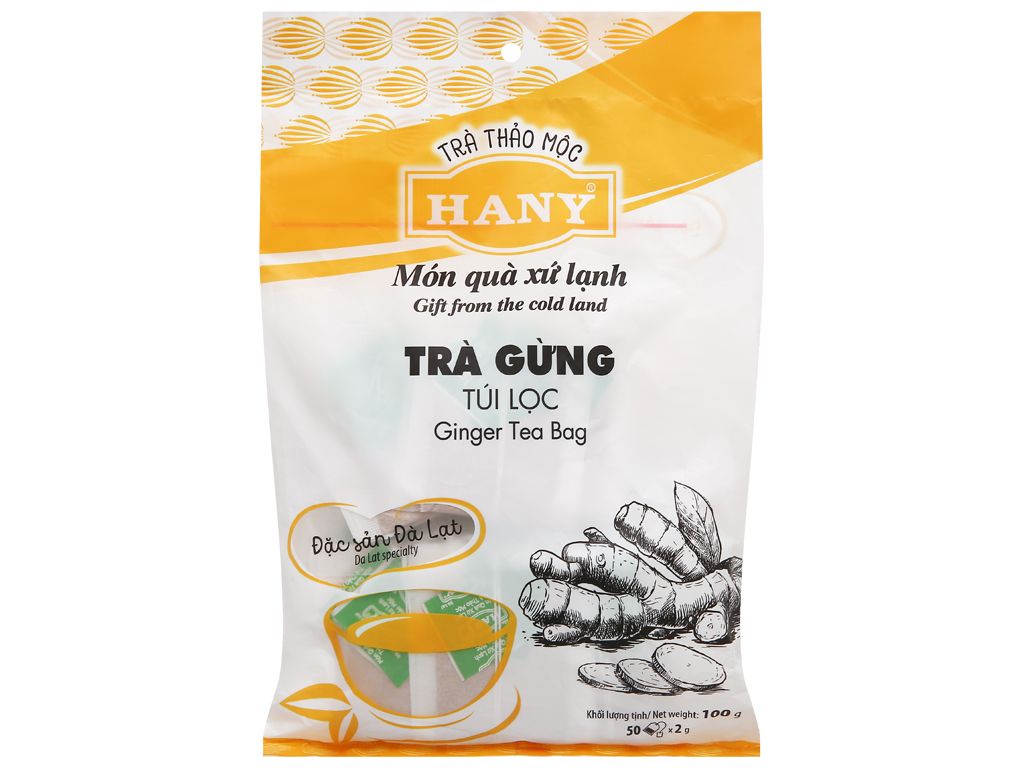  Trà gừng 50 túi lọc Hany 