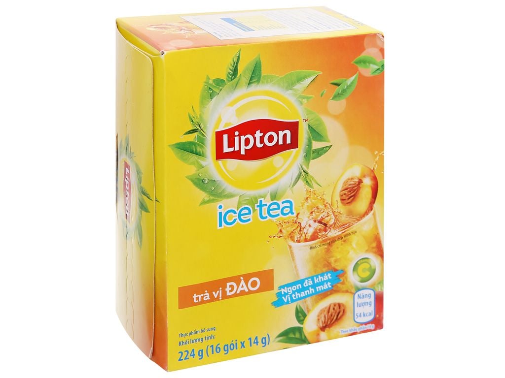  Lipton ice tea hương đào 224g 