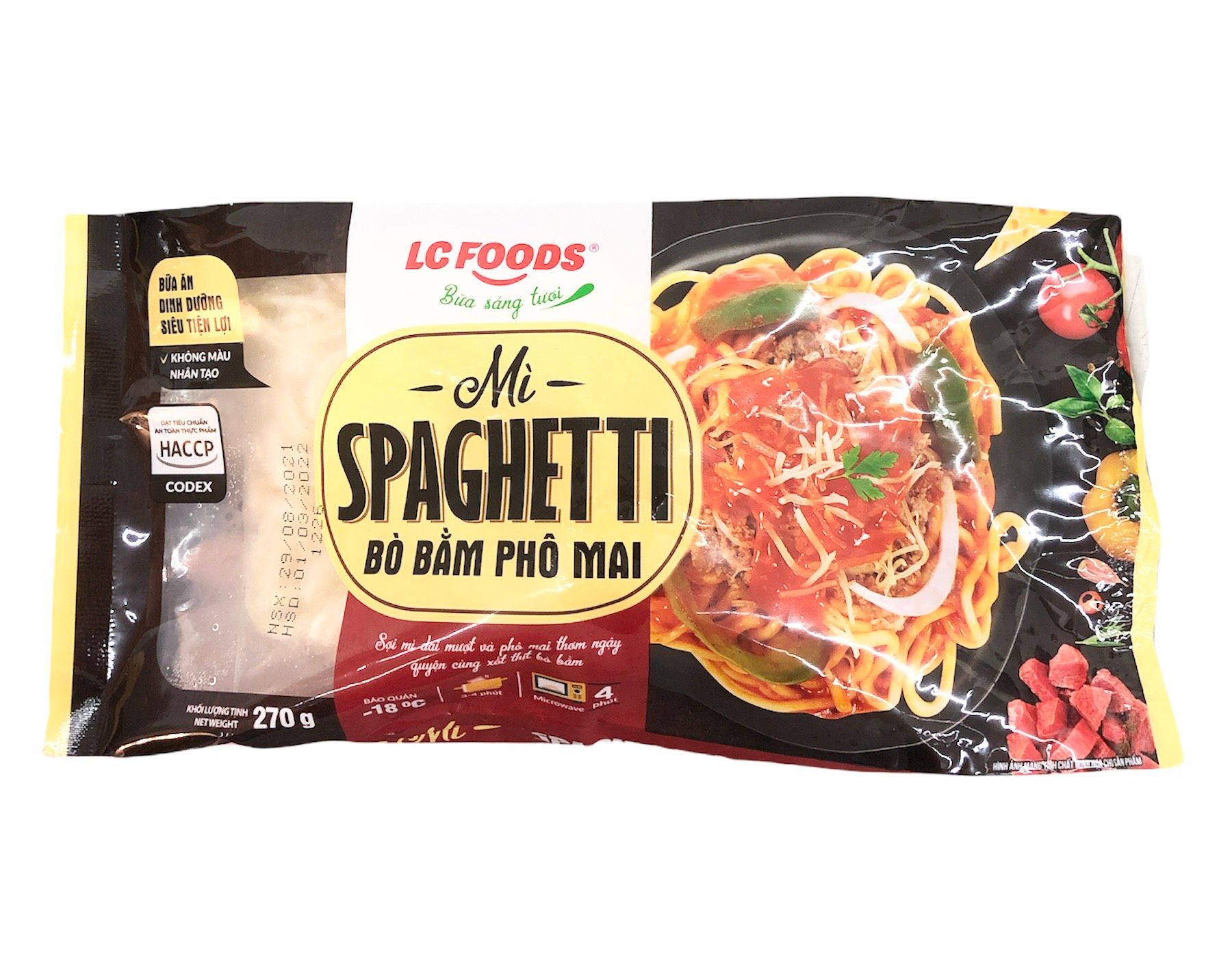  SPAGHETTI Bò bằm phô mai 270g 