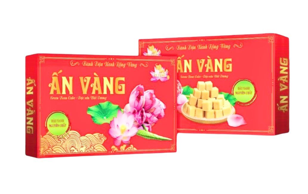  Bánh đậu xanh Ấn Vàng 320g 