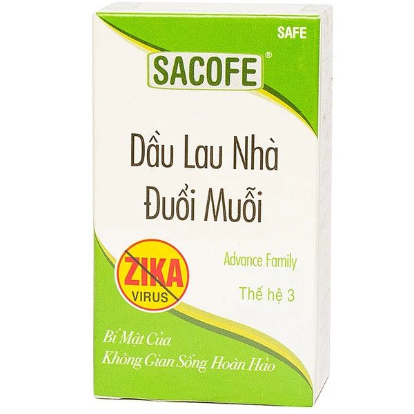  Dầu lau nhà đuổi Muỗi SACOFE 10ml 