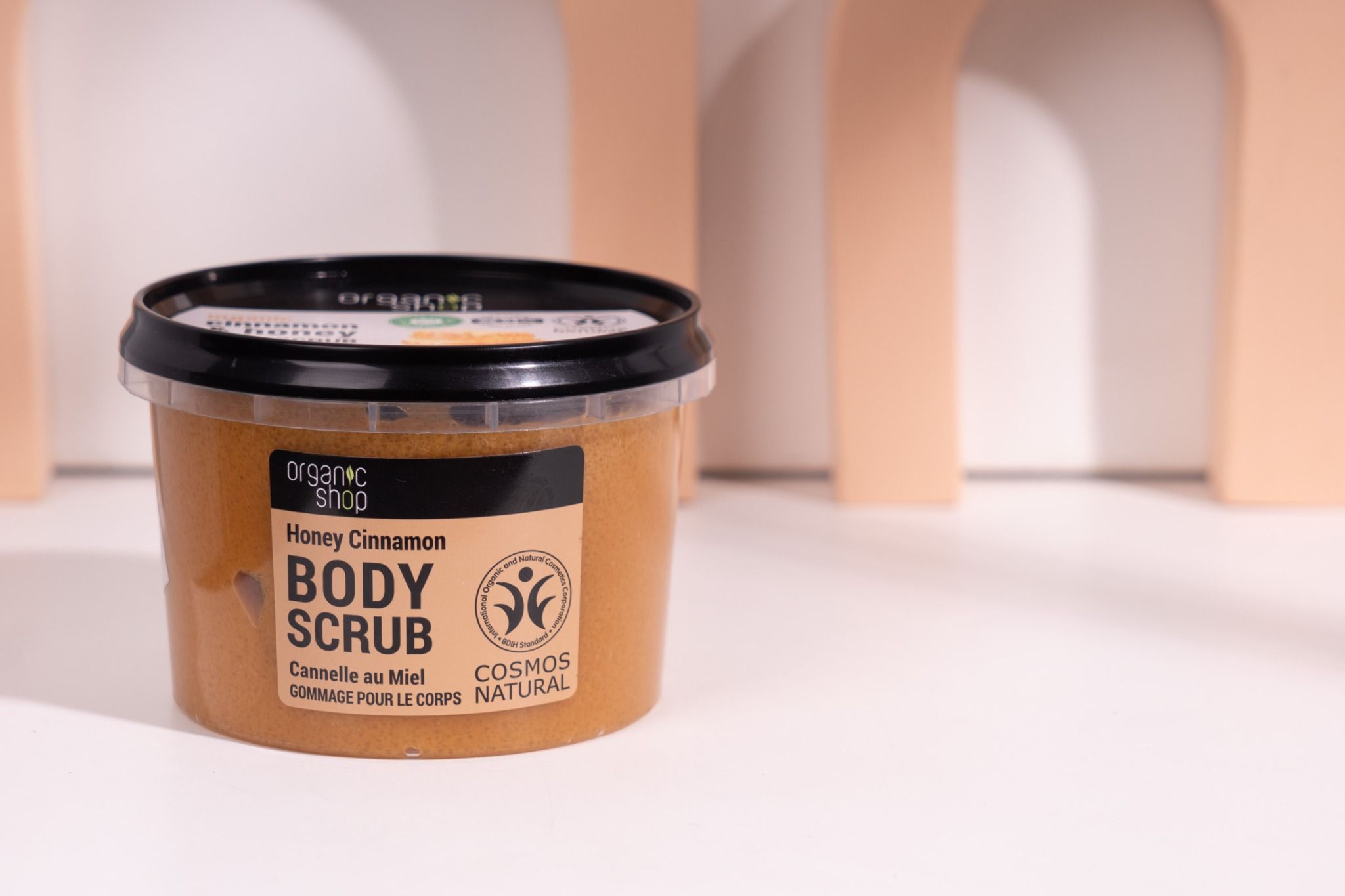  Tẩy Tế Bào Chết Toàn Thân Organic Shop Body Scrub Honey Cinnamon (250ml) 