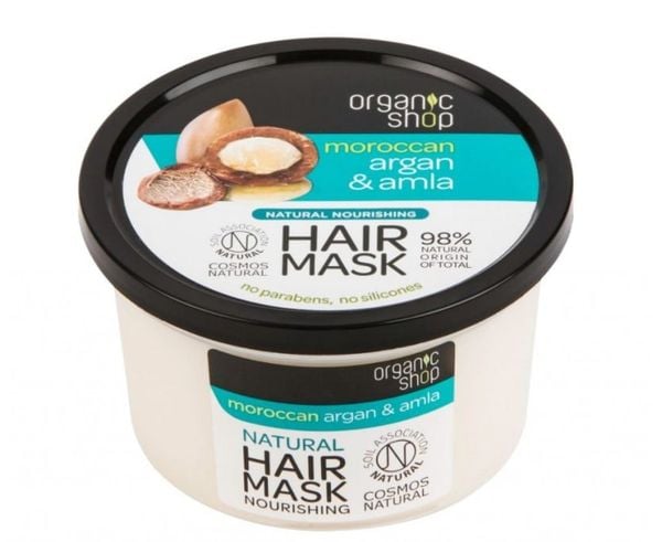  Kem Ủ Tóc Organic Shop Moroccan Argan & Amla Hair Mask (250ml) 