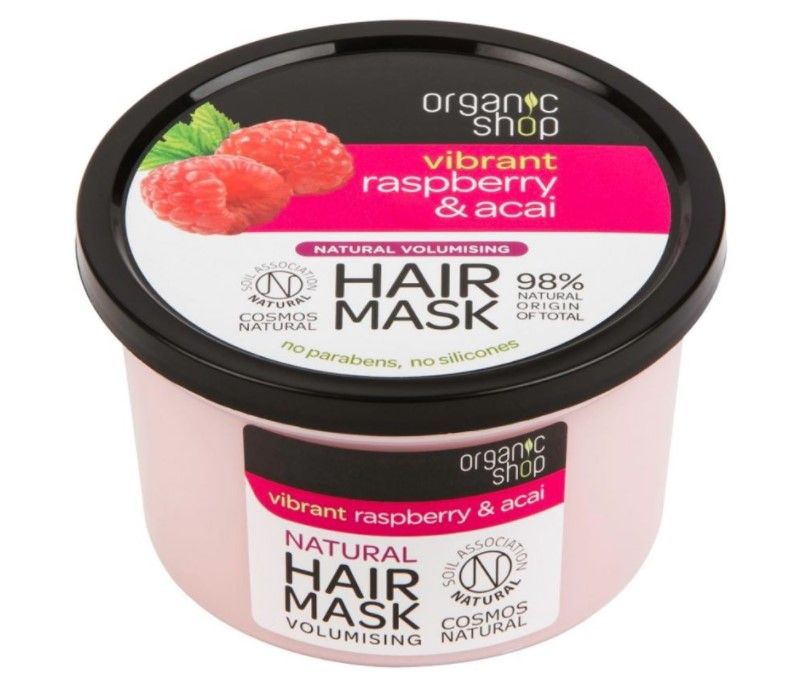  Kem Ủ Tóc Organic Shop Vibrant Raspberry & Acai Hair Mask (250ml) 