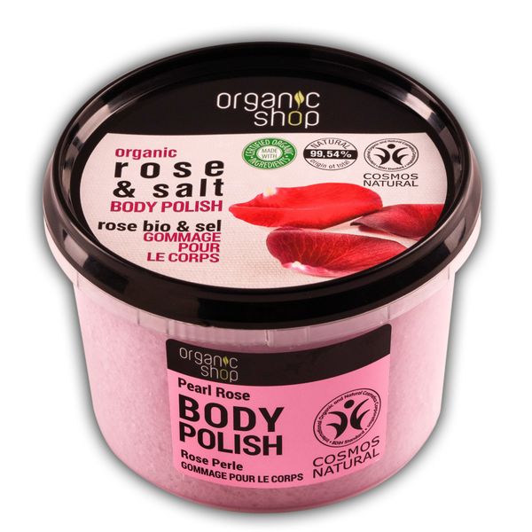  Organic Shop Body Polish Pearl Rose 