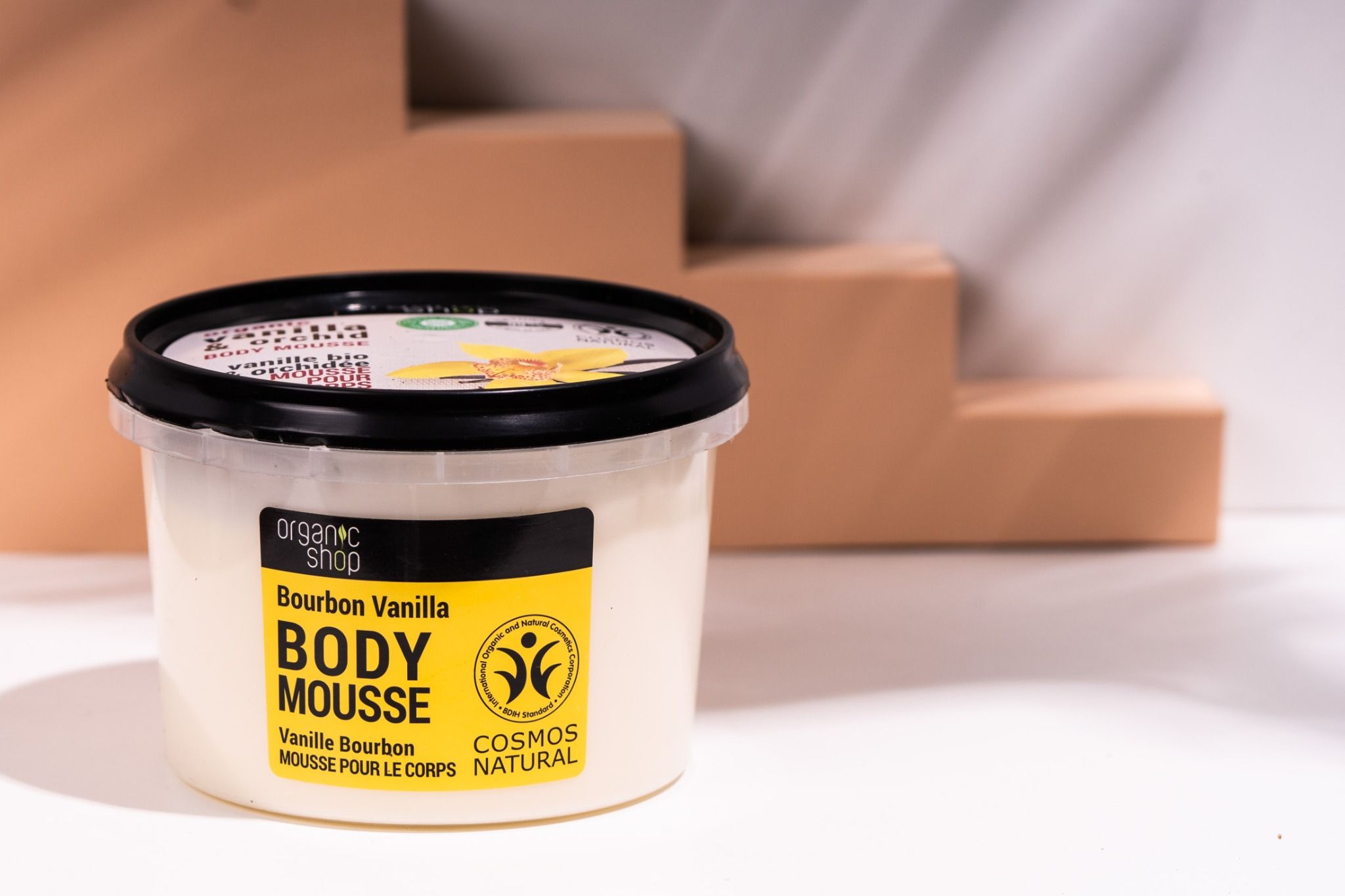  Organic Shop Body Mousse Bourbon Vanilla 