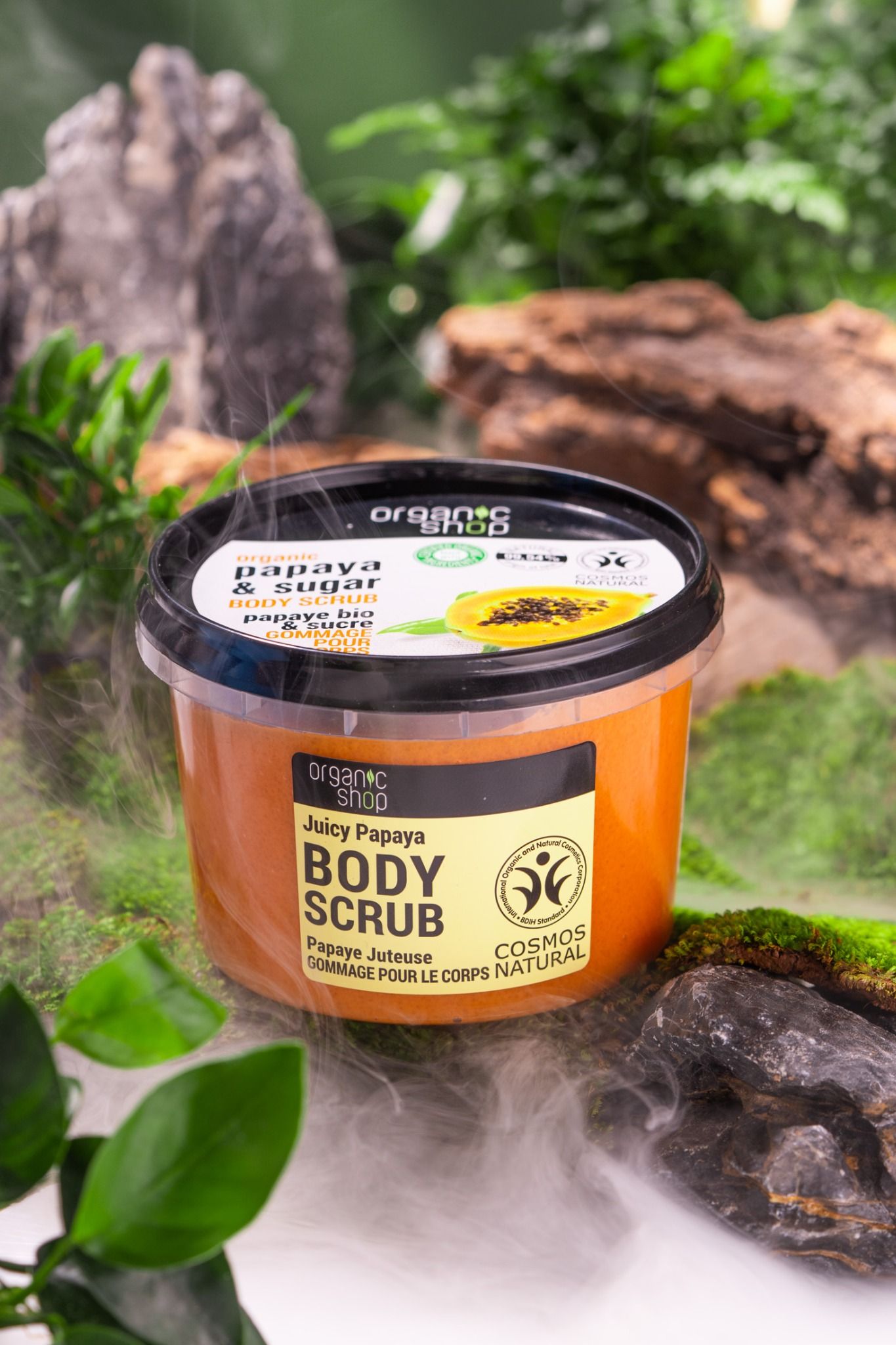  Tẩy Tế Bào Chết Toàn Thân Organic Shop Body Scrub Juicy Papaya (250ml) 