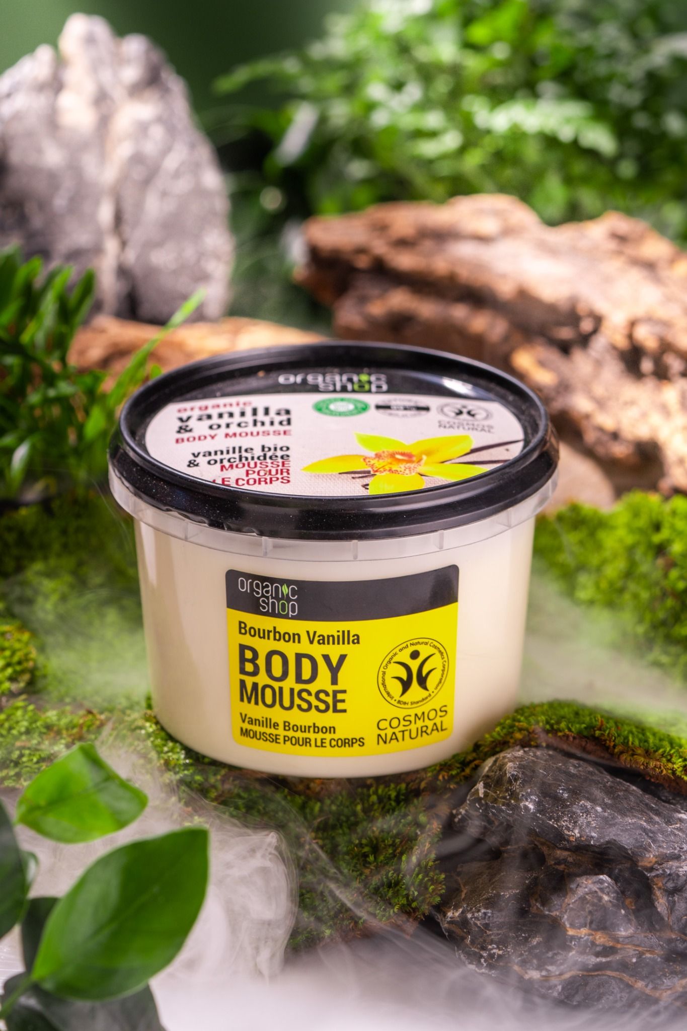  Organic Shop Body Mousse Bourbon Vanilla 