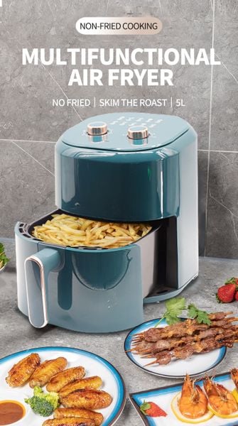  Nồi chiên không dầu Huyndai Dung tích 4.5L 