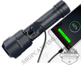  Đèn pin siêu sáng chip led P90 35w ,sạc cổng USB kèm 1 pin 26650 