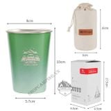  Set 4 ly Inox CampLeader 304 cao cấp kèm túi đựng 
