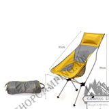  Ghế xếp có gối và tựa cỡ lớn hợp kim nhôm dành cho câu cá, cắm trại, dã ngoại 