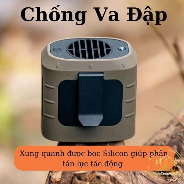  Quạt tích điện đeo cổ, đeo thắt lưng, quạt cầm tay pin 8000mAh 