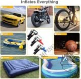  Máy bơm hơi, bơm lốp oto 2 Xi-Lanh công suất cao 300L/Phút chuyên dụng cho xe Offroad 