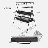 Giá treo đồ cắm trại có thể gấp gọn tiện dụng 