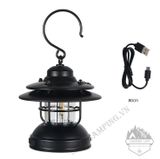  Đèn cổ Vintage Lights pin AA và cổng usb, đèn treo dã ngoại cắm trạ 