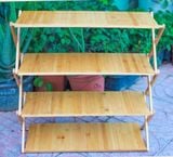  Kệ Gỗ Tre Đa Năng Nhiều Tầng, Kệ Gỗ Camping Gấp Xếp Gọn Nhẹ, Không Cần Lắp Ráp 