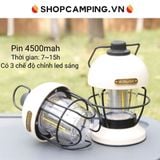  Đèn treo lều, để bàn phong cách cổ điển pin 4500mah 