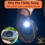  Quạt tích điện đeo cổ, đeo thắt lưng, quạt cầm tay pin 8000mAh 