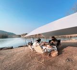  Bộ tăng trụ màu be 3x4m/3x5m dành cho cắm trại dã ngoại 