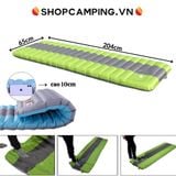  Nệm hơi, nệm đơn 204cmx65cm bơm bằng chân không cần máy, nệm hơi gấp gọn cho 1 người cắm trại dã ngoại 
