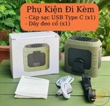  Quạt tích điện đeo cổ, đeo thắt lưng, quạt cầm tay pin 8000mAh 