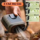  Quạt tích điện đeo cổ, đeo thắt lưng, quạt cầm tay pin 8000mAh 