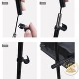  Giá treo đồ cắm trại gấp gọn 12 móc hợp kim nhôm, cây treo đồ dã ngoại có kệ lưới xếp gọn 