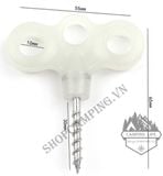  Set 5 dụng cụ căng dây lều sàn gỗ dành cho cắm trại dã ngoại 