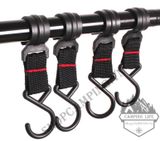  Set 5 móc giá treo đồ cắm trại, móc treo dụng cụ dã ngoại 